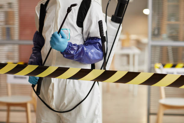 Professional Infectious Disease Decontamination technician working in Arlington, VA